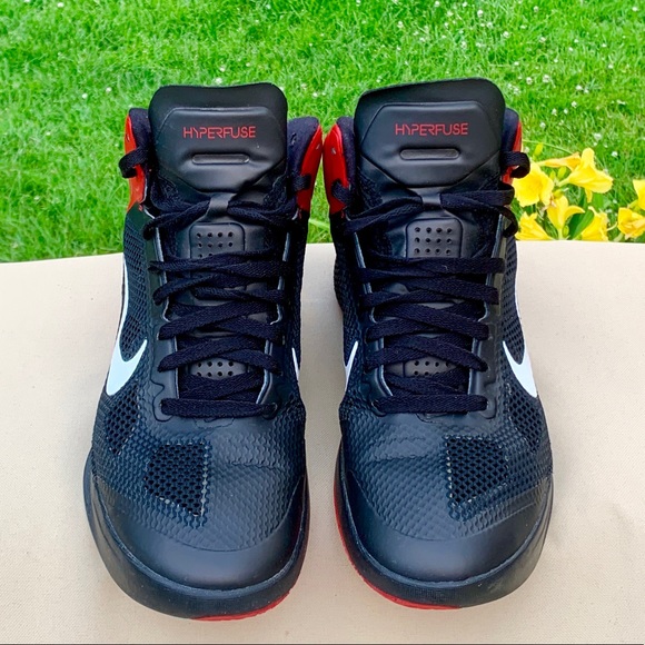 SOLD Nike Hyperfuse Throwback - Black/Red - Picture 2 of 4